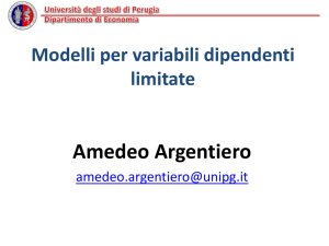 dott. Amedeo Argentiero-Modelli probit e logit, lezione 4aprile2014
