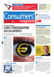 Consumers` Magazine novembre 2009