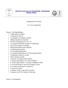 Programma Geo-Storia 2 A Liceo Linguistico Roma: L`età