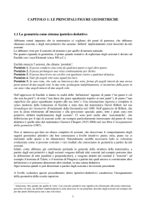 CAPITOLO 1: LE PRINCIPALI FIGURE GEOMETRICHE