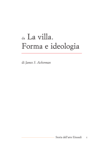 da La villa. Forma e ideologia