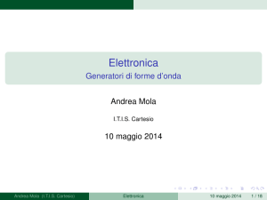 Elettronica - Generatori di forme d`onda