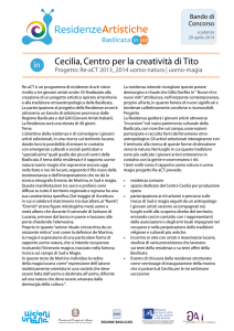 Cecilia, Centro per la creatività di Tito