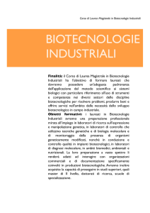 biotecnologie industriali