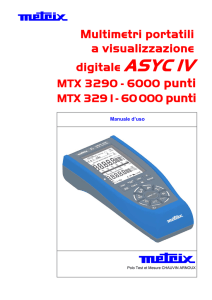 Multimetri portatili a visualizzazione digitale ASYC IV
