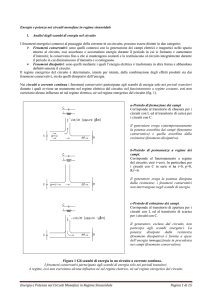 Energia e Potenza nei Circuiti Monofase in Regime Sinusoidale