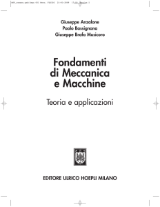 Fondamenti di Meccanica e Macchine