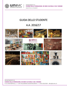 GUIDA DELLO STUDENTE A.A. 2016/17