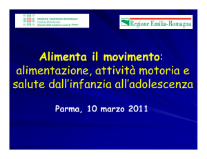 Alimenta il movimento: alimentazione, attività motoria