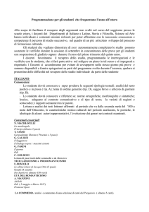 All. 15 Obiettivi_minimi_quarte - Liceo Scientifico Statale A. Righi