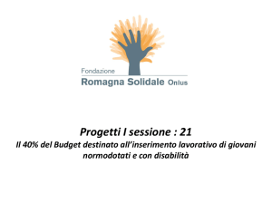 Diapositiva 1 - Romagna Solidale