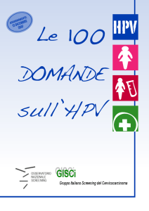 Le 100 domande sull`HPV