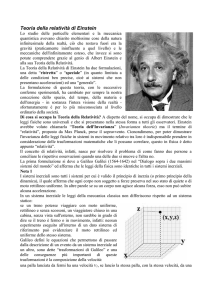 Teoria della relatività di Einstein