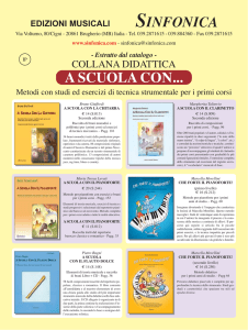 a scuola con... - Sinfonica Musical Editions