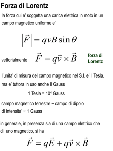 1710-Magnetostatica-VI-Forza-di Lorentz
