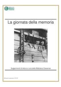 Giornata della memoria - Istituzione Biblioteca Classense