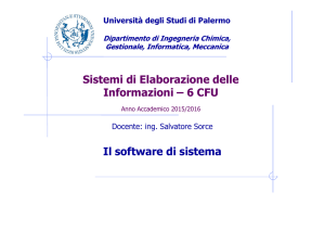 Software di sistema - Università degli Studi di Palermo
