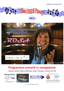 scarica il porgramma completo di blues onde piovego 2015