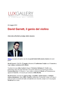 24 maggio 2012 - David Garrett