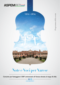 Note e Voci per Varese