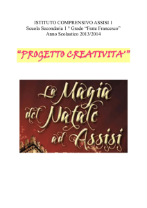 Progetto Creatività: La Magia del Natale ad Assisi.