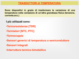 Il termistore NTC