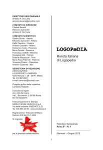 Rivista Italiana di Logopedia