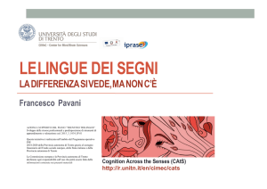 le lingue dei segni - Trentino Trilingue