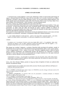 LA SCUOLA `FILOSOFICA` JUNGHIANA