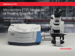 Microscopio FTIR Nicolet iN5 di Thermo Scientific