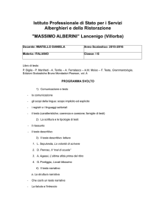 MASSIMO ALBERINI” Lancenigo (Villorba)