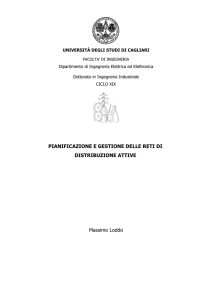 PIANIFICAZIONE E GESTIONE DELLE RETI DI DISTRIBUZIONE