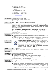 Scarica CV - Ordine Ingegneri Udine