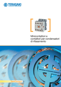 Minicontattori e contattori per condensatori di rifasamento