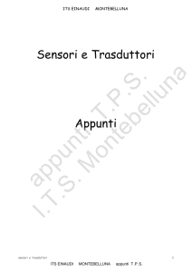 Appunti per Sensori e Trasduttori