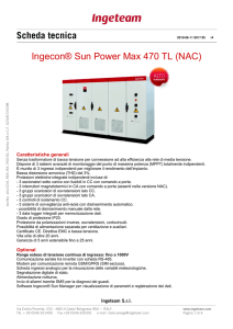 Scheda tecnica Ingecon® Sun Power Max 470 TL (NAC)