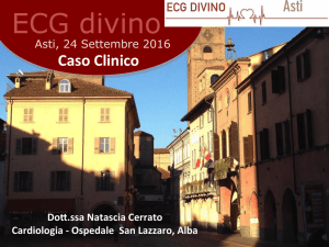 ECG divino - COMUNICARE Eventi e campagne di prevenzione salute