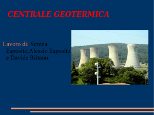 CENTRALE GEOTERMICA - Istituto Comprensivo Grosseto 4