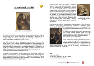 La storia degli occhiali