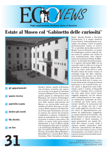 EcoNews n. 31 - rivista - Fondazione Museo Civico di Rovereto