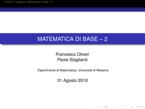 matematica di base – 2