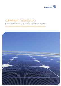 Gli impianti fotovoltaici - Descrizione, tecnologie, rischi e aspetti