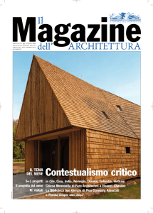 DEL MESE Contestualismo critico