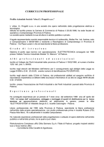 Curriculum Vitae - Comune di Campodarsego