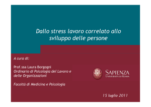 Presentazione Università Sapienza Roma – Laura Borgogni