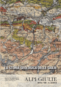 ALPI GIULIE - dic 2013 - La storia geologica delle Giulie, 1a parte