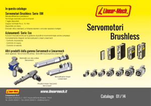 Linearmech catalogo Servomotori Brushless