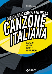 Dizionario Completo Della Canzone Italiana Anteprima