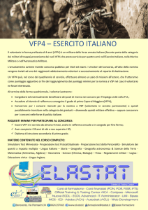 VFP4 – ESERCITO ITALIANO