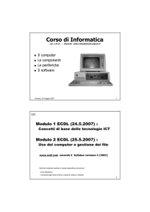 Corso di Informatica